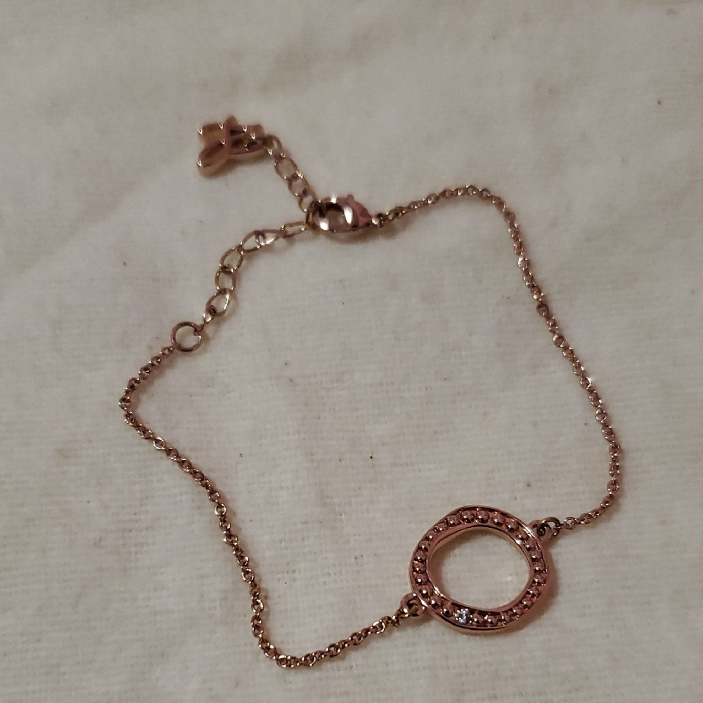 Rose Colored Bracelet